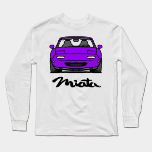 MX5 Miata NA Purple Long Sleeve T-Shirt